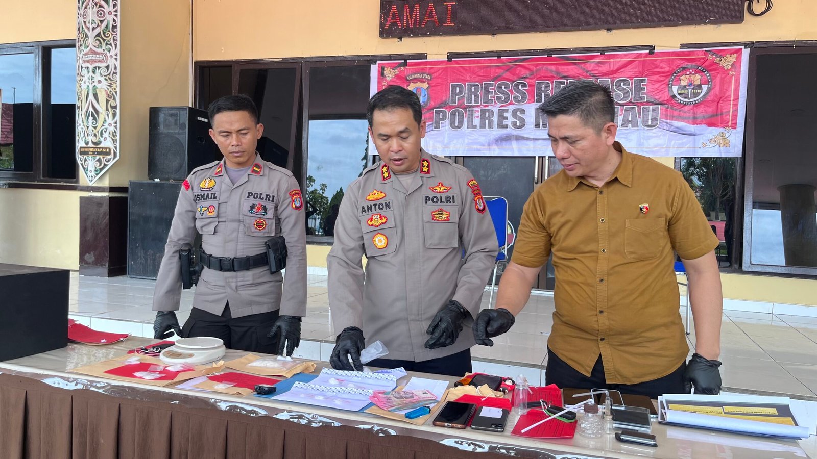 Edarkan 113,3 Gram Sabu, Polres Malinau Amankan 8 Tersangka